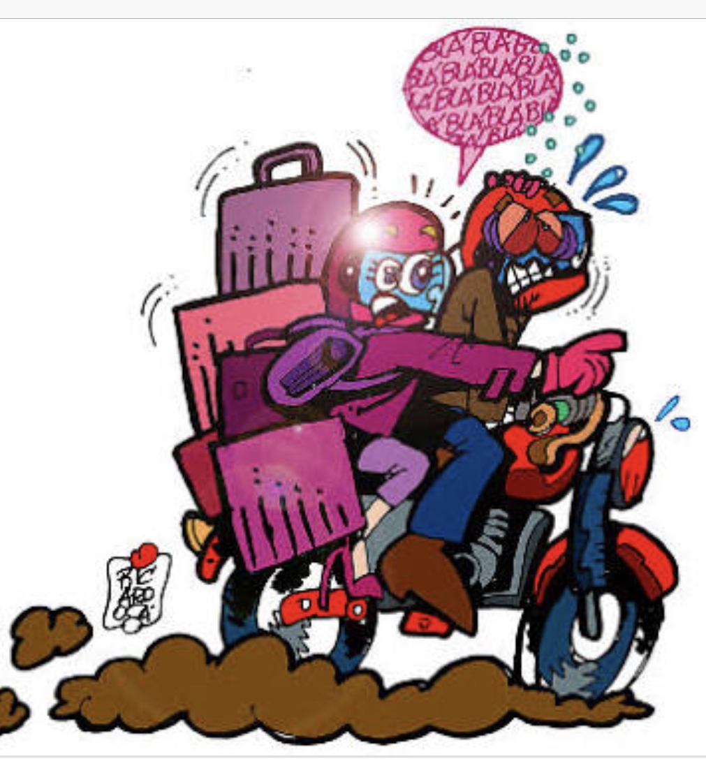 Viajando com Garupa